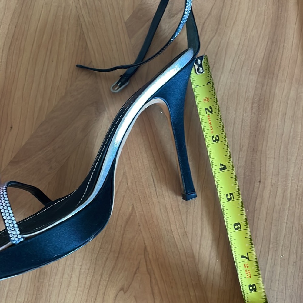 🖤 Rene Caovilla Crystal Platform High Heels in Black size 39.5 - Picture 13 of 13